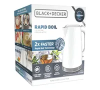 Black & Decker Honeycomb Collection 1.7-Liter Rapid Boil Electric Cordless Kettle