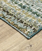 Jhb Design Prairie PRA01 2'3" x 8' Runner Area Rug