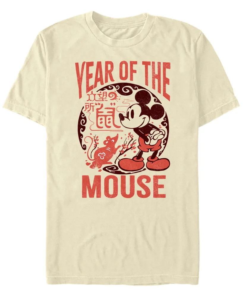 Men's Mickey Classic Year of The Mouse Short Sleeve T-shirt