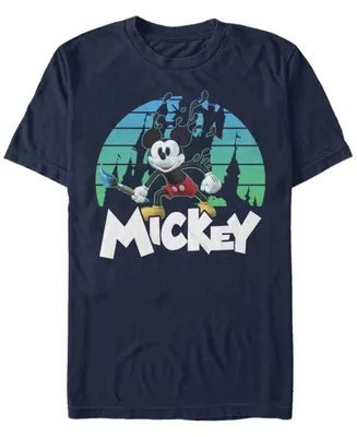 Men's Epic Mickey Retro Sunset Short Sleeve T-shirt
