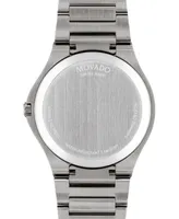 Movado Men's Swiss Se Gray Pvd Bracelet Watch 41mm