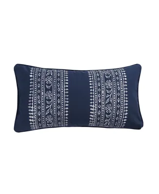 Levtex Valentina Embroidered Decorative Pillow, 12" x 24"