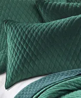 Levtex Empire Rich Emerald Velvet Quilted Sham, Standard