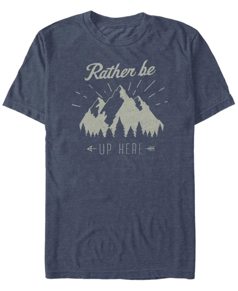 Fifth Sun Men's Rather Be Short Sleeve Crew T-shirt