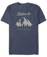 Fifth Sun Men's Rather Be Short Sleeve Crew T-shirt