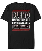 Fifth Sun Men's I Am Awake Short Sleeve Crew T-shirt