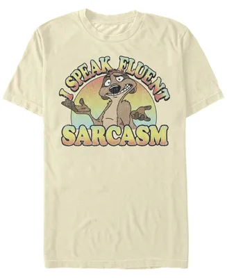 Fifth Sun Men's Sarcasm Short Sleeve Crew T-shirt