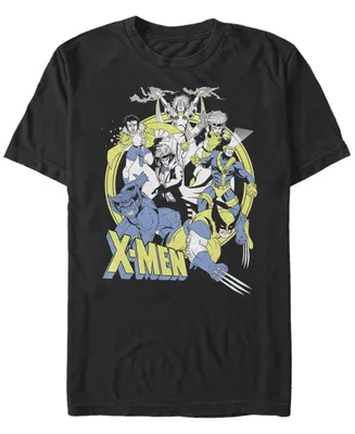 Fifth Sun Men's Vintage-Like X-Men Short Sleeve Crew T-shirt