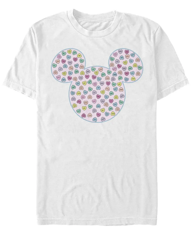 Fifth Sun Men's Mickey Candy Ears Short Sleeve Crew T-shirt