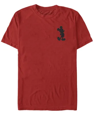 Fifth Sun Men's Mickey Silhouette Short Sleeve Crew T-shirt