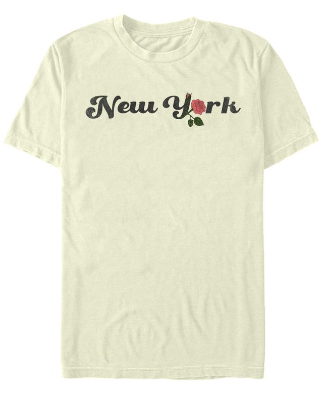 Fifth Sun Men's New York Rose Short Sleeve Crew T-shirt