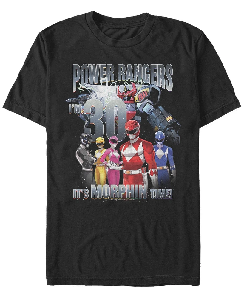 Fifth Sun Men's Morphin Time Short Sleeve Crew T-shirt