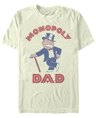 Fifth Sun Men's Monopoly Dad Short Sleeve Crew T-shirt