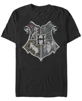 Fifth Sun Men's Hand Drawn Crest Short Sleeve Crew T-shirt