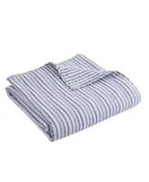 Levtex Tobago Stripe Reversible Quilted Throw, 50" x 60"