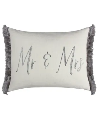 Levtex Perla Mr. and Mrs.Decorative Pillow, 16" x 20"