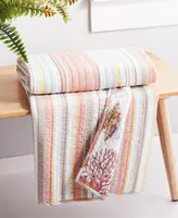 Levtex Brighton Coral Quilted Throw, 50" x 60"