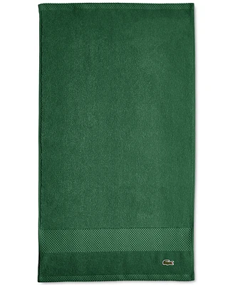 Lacoste Home Heritage Anti-Microbial Supima Cotton Hand Towel, 16" x 30"