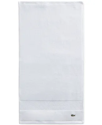 Lacoste Home Heritage Anti-Microbial Supima Cotton Hand Towel, 16" x 30"