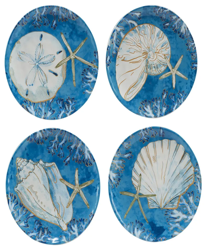 Playa Shells Set of 4 Dinner Plate