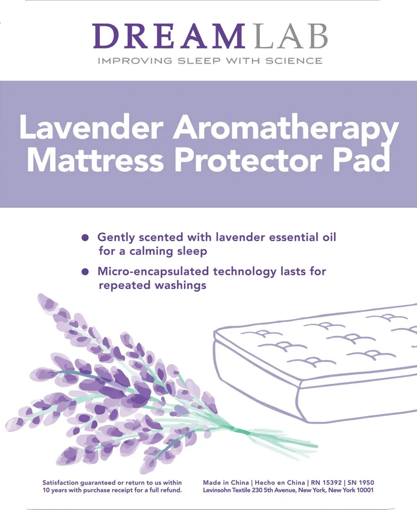 All-In-One Aroma-Therapy Lavender Fitted Mattress Pad