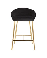 Matisse Velvet Counter Stool - Set of 2