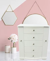 Pko Inc. Contemporary White Jewelry Box