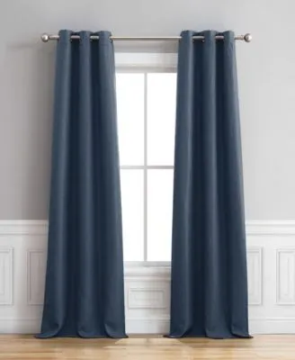 Henley Faux Linen Textured Curtain Panel Pair Collection