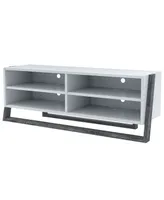 Dellmara Distressed 4 Shelves Television Stand