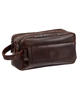 Men's Double Compartment Top Zipper Toiletry Kit