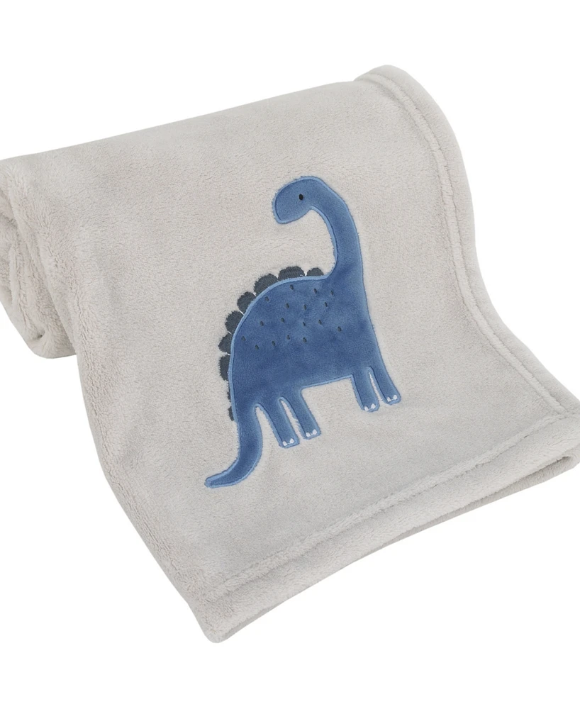 Dino Adventure Super Soft Coral Fleece Baby Blanket