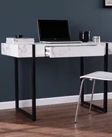 Ringley Modern Faux Marble Desk