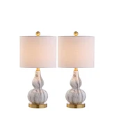 Anya Mini Glass Table Lamp, Set of 2