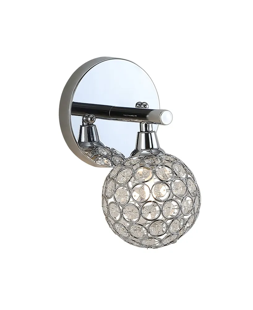 Maeve 1-Light Contemporary Glam Led Vanity Light - Silver