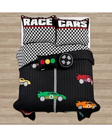 Lush Decor Kids Racing Cars -Pc. Quilt Set