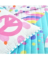 Lush Decor Kids Unicorn Rainbow -Pc. Quilt Set