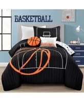 Lush Decor Basketball Game Quilt Set