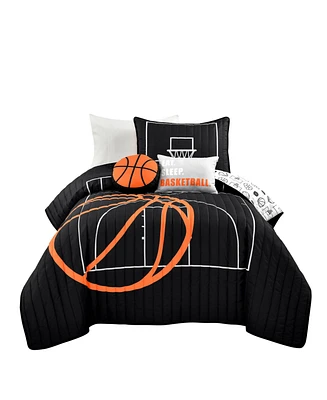 Lush Decor Kids Basketball Game 4-Pc. Quilt Set, Twin/Twin Xl