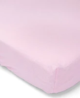 Baby Girls Flannel Solid Crib Sheet