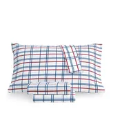 Printed Microfiber 4 Pc. Sheet Set, King, Created for Macy's