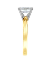 Diamond Emerald-Cut Solitaire Engagement Ring (1 ct. t.w.) 14k White or Yellow Gold