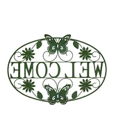 Glitzhome Whimsical Welcome Wall Decor
