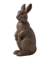 Glitzhome Standing Rabbit Statue