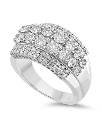 Diamond Anniversary Ring (2 ct. t.w.) in 14K White Gold