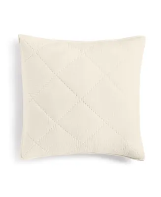 Closeout! Hotel Collection Dobby Diamond Quilted Sham, European, Created for Macy's