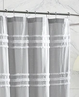 Dkny Chenille Stripe Shower Curtain, 72" x