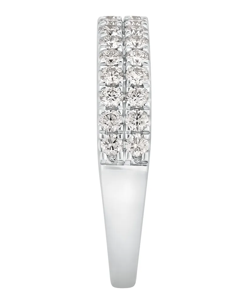 Certified Diamond Multi-Row Band (3/4 ct. t.w.) in 14k White Gold