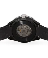 Rado Men's Swiss Automatic Captain Cook Black Rubber Strap Watch 43mm