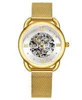 Women's Automatic Gold-Tone Mesh Bracelet Watch 36mm
