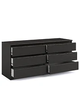 Scottsdale 6 Drawer Double Dresser